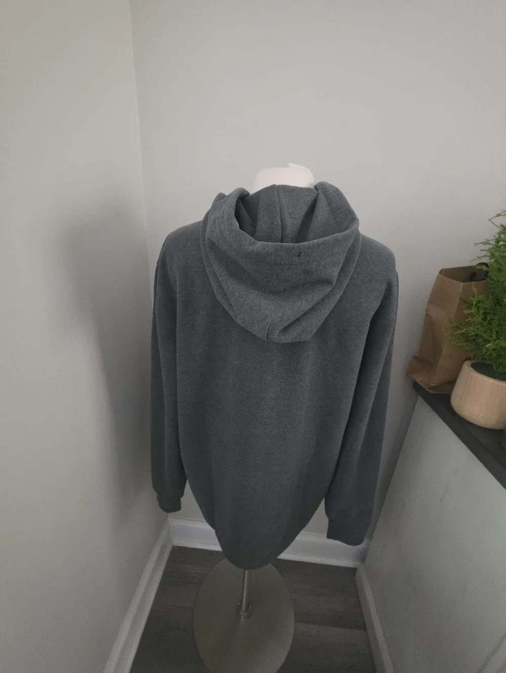 J.Crew Knits Men’s Large Heavyweight Hoodie Dark Gray NWOT